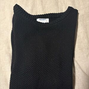 Old Navy Women's Black Crew Neck Sweater